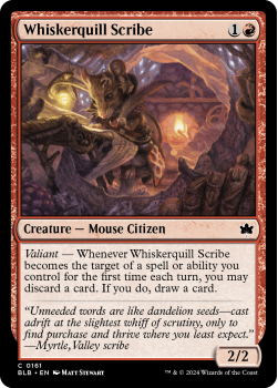 Whiskerquill Scribe single card from Magic the Gathering