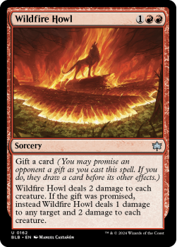 Wildfire Howl single card from Magic the Gathering