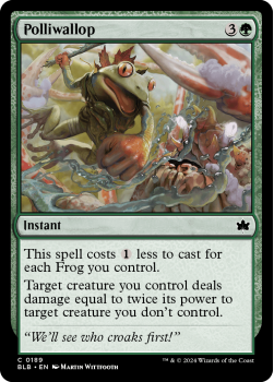 Polliwallop single card from Magic the Gathering