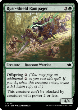 Rust-Shield Rampager single card from Magic the Gathering