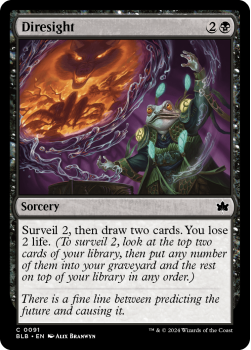 Diresight single card from Magic the Gathering