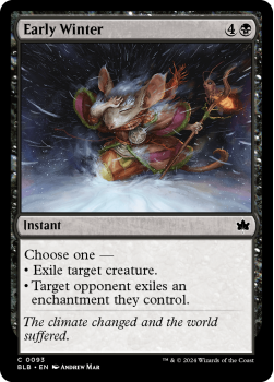 Early Winter single card from Magic the Gathering