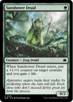 Sunshower Druid single card from Magic the Gathering