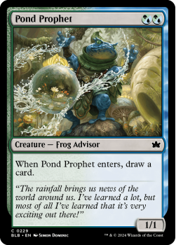 Pond Prophet single card from Magic the Gathering