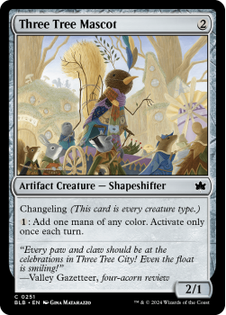 Three Tree Mascot single card from Magic the Gathering