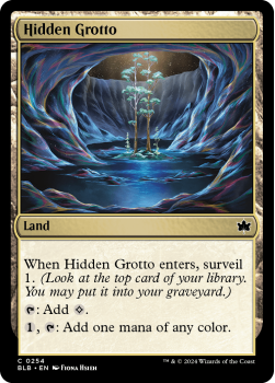 Hidden Grotto single card from Magic the Gathering
