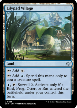 Lilypad Village single card from Magic the Gathering