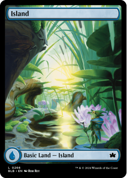 Island single card from Magic the Gathering