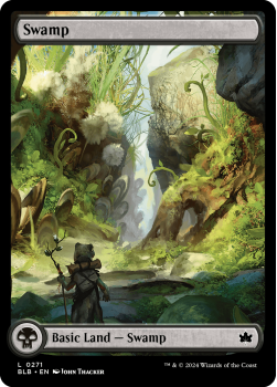 Swamp (FOIL) single card from Magic the Gathering