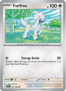 Furfrou single card from Pokemon Single