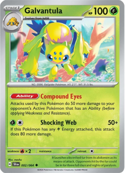 Galvantula single card from Pokemon Single