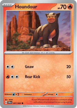Houndour (REVERSE HOLO)0 single card from Pokemon Single