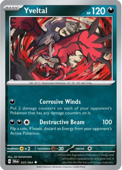 Yveltal single card from Pokemon Single