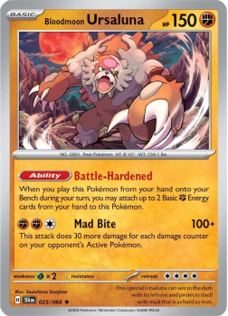 Bloodmoon Ursaluna single card from Pokemon Single