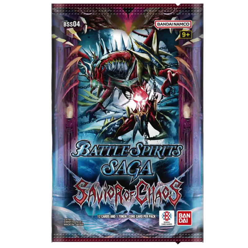 Trading Card Games Battle Spirits TCG Battle Spirits Saga TCG: Savior Of Chaos Booster Box - Factory Sealed (Bandai Namco) Trading Card Games Battle Spirits TCG Battle Spirits Saga TCG: Savior Of Chaos Booster Box - Factory Sealed (Bandai Namco)