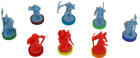 War of the Ring: Coloured Plastic Rings Core Set - Image 2