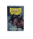 Dragon Shield Black - Matte Outer Sleeves (100 Sleeves)