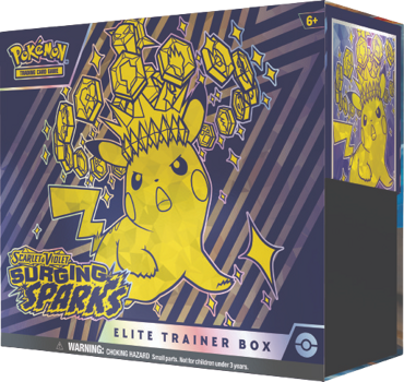 Pokemon Scarlet & Violet Surging Sparks: Elite Trainer Box