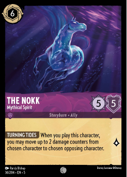 The Nokk - Mythical Spirit single card from Disney Lorcana