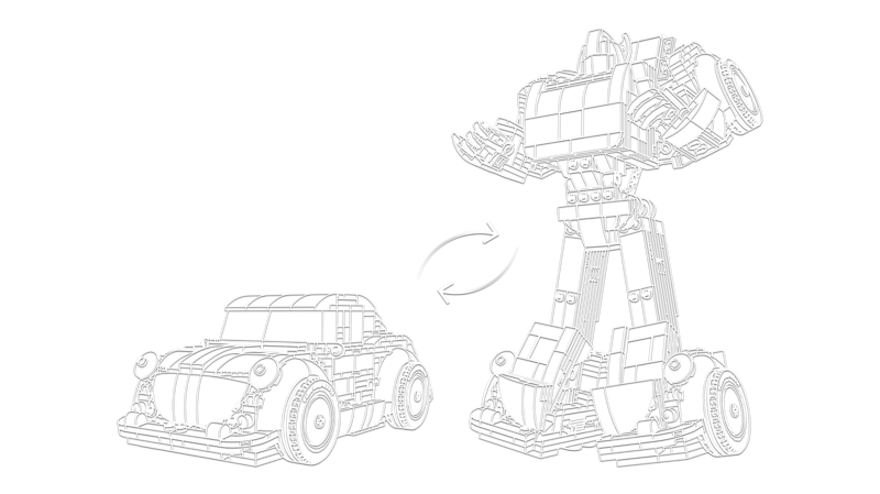LEGO® Icons Transformers Bumblebee (10338) - Image 9