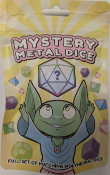 Mystery Metal Dice - One Polyhedral Dice Set