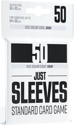 Gamegenic Just Sleeves: Standard Card Game Black (50 ct.)