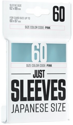 Gamegenic Just Sleeves: Japanese Size Clear (60 ct.)