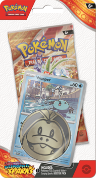 Pokemon Scarlet & Violet Surging Sparks: Checklane Blister Wooper