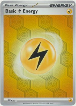 Basic Lightning Energy (REVERSE HOLO) : SCARLET AND VIOLET - SHROUDED FABLE EN04 - Pokemon Single Card
