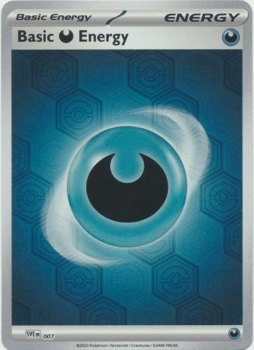 Basic Darkness Energy (REVERSE HOLO) : SCARLET AND VIOLET - SHROUDED FABLE EN07 - Pokemon Single Card