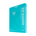 Vault X 9-Pocket Exo-Tec Zip Binder Pastel Blue