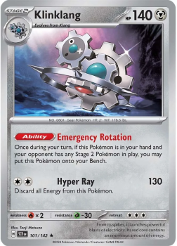 Klinklang single card from Pokemon