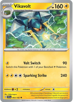 Vikavolt single card from Pokemon