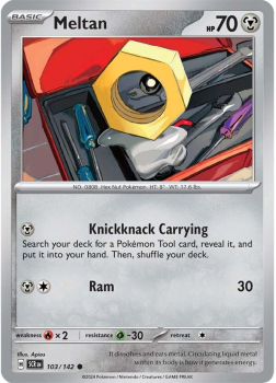 Meltan single card from Pokemon