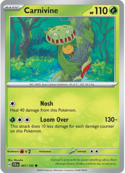 Carnivine single card from Pokemon