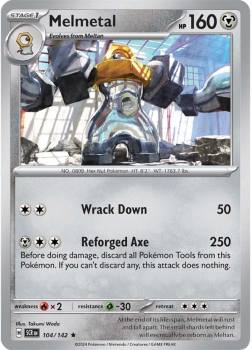 Melmetal single card from Pokemon