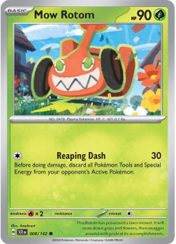 Mow Rotom single card from Pokemon