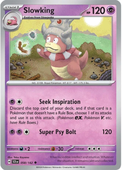 Slowking single card from Pokemon