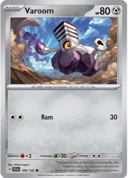 Varoom single card from Pokemon
