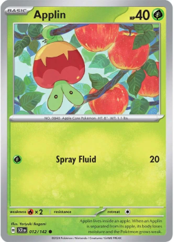 Applin single card from Pokemon