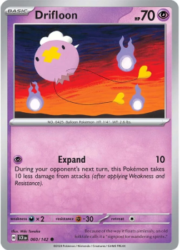 Drifloon single card from Pokemon