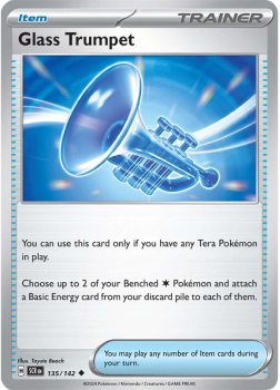 Glass Trumpet single card from Pokemon