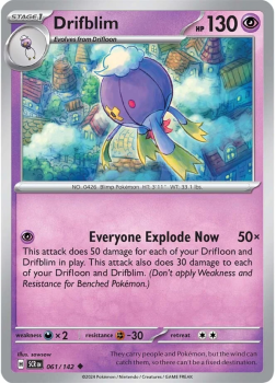 Drifblim single card from Pokemon