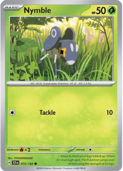 Nymble single card from Pokemon