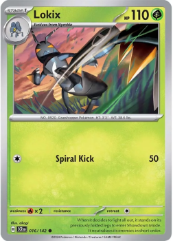 Lokix single card from Pokemon