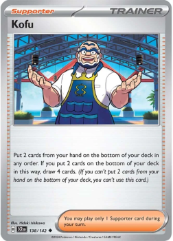 Kofu single card from Pokemon