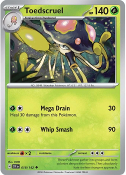Toedscruel single card from Pokemon