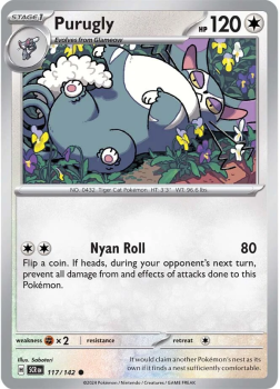 Purugly single card from Pokemon