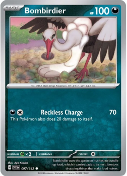 Bombirdier single card from Pokemon