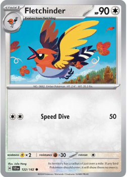 Fletchinder single card from Pokemon